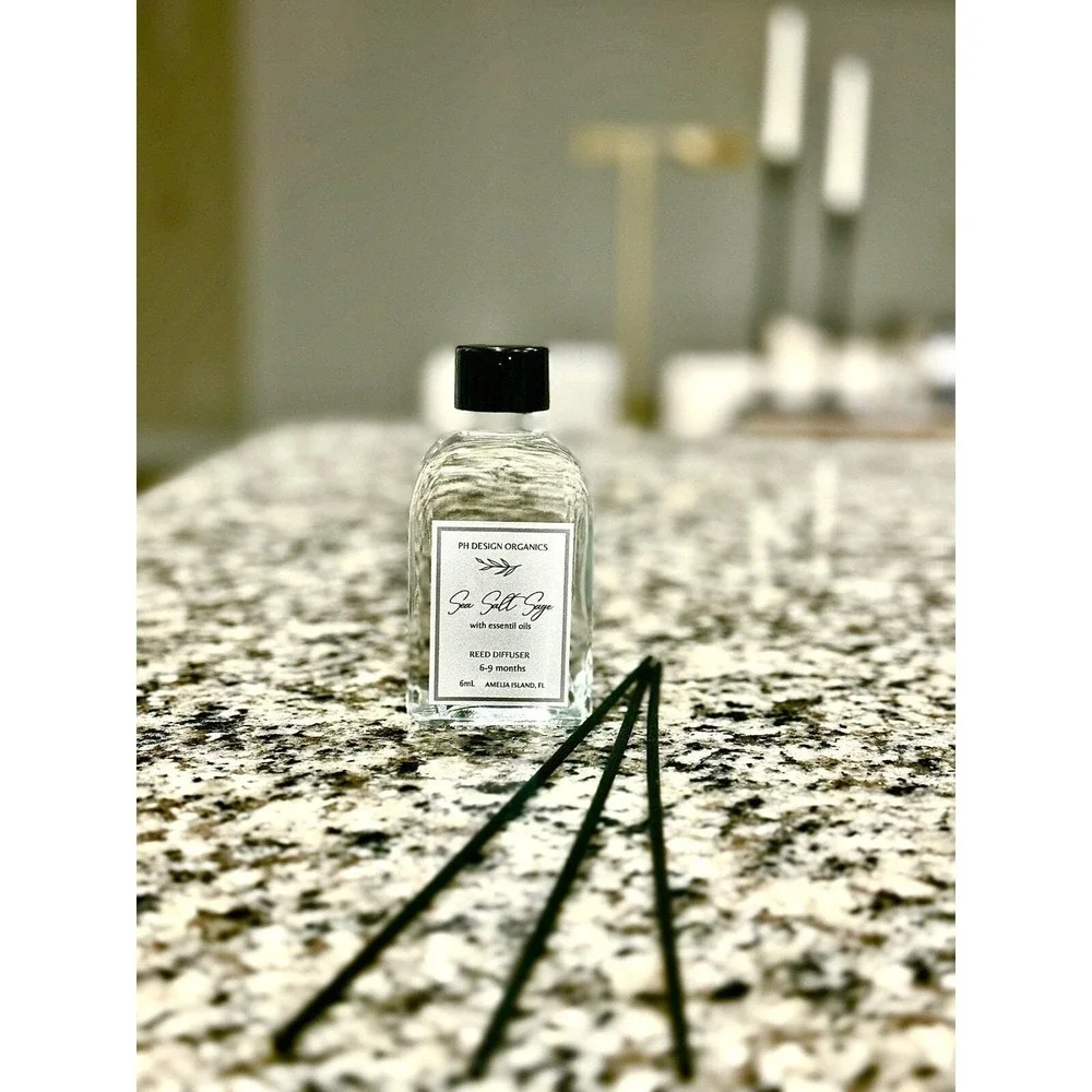 PH Design Organics Sea Salt Sage‎ Reed Diffuser Essential Oils 178ml